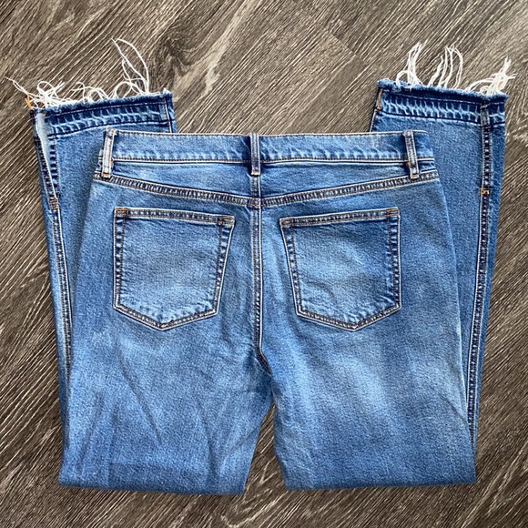 LOFT Modern Straight Slit Ankle Jeans 28/6 - Picture 6 of 7